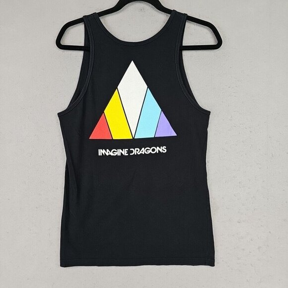 Imagine Dragons Band Tee T-Shirt Adult S Black Cotton Pop Music Tank Top Logo - Picture 6 of 6